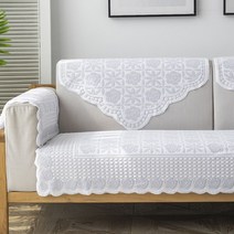 여름쇼파커버 패드 레이스 등받이 깔개 덮개 미끄럼방지, 롱 90x250cm, E