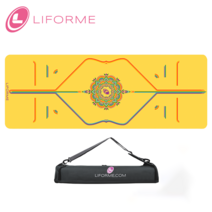 라이폼 천연 고무 요가 매트 Liforme Yoga mat - 9 가지 색상, BUR Black공동 이름