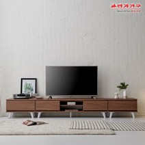 라자가구 위드 베이직 2700 오픈 거실장 cw081, 웬지