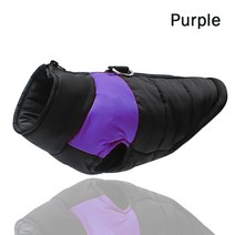 패딩 겨울 개 옷 방수 애완 동물 조끼 지퍼 자켓 작은 중형 대형 Pug Chihuahua French Bulldog Coat, 09 Purple_02 M
