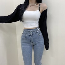 VANANA2 여성 아방핏 베이직 크롭 퍼프 골지 긴팔 볼레로 가디건 4color