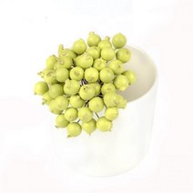 벚꽃조화 벚꽃나무조화 조화 인조 나무 소품 시뮬레이션 석류 과일 열매 꽃 수술 홈 웨딩 장식 크리스마스 트리 공예 액세서리 20 개, Green