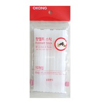 오공 핫멜트 스틱10P (7.2mmX15cm) 글루건 공예 포장