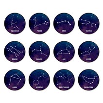 토디토 차량용 방향제 별자리 고체 리필 송풍구 자석 클립형 실내 디퓨저 자동차 인테리어 필수 차량용품, 염소자리 아쿠아_WC071