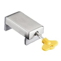 창문 스토퍼 미닫이 문 잠금장치 슬라이딩 도어 현관문걸쇠 아파트방범창 샷시부속 샤, 벤타샵상품선택