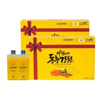 큐코민 아침에 동충강황 나노화 수용성 액상 강황 커큐민, 105개입 × 2박스 (7개월분) + 보틀 및 쇼핑백