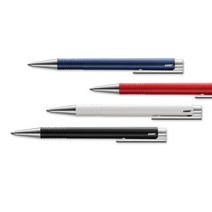 라미 볼펜 204M+ logo 4종 택1, 화이트+쇼핑백+각인