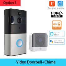 현관cctv 감사카메라 반려동물 cctv 무인카메라 1080p 무선, 차임벨이 있는 초인종, 영국 플러그