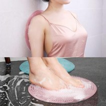 샤르망 고급 실리콘 샤워타올, 1개, 핑크