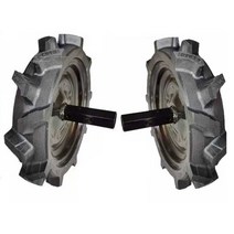 경운기 솔리드 타이어 휠 관리기 바퀴 형 통고무 좌우 세트 3.50-6 4.00-8 한쌍, 3.50-6솔리드31cm[23샤프트내경]한쌍, 1개