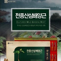 종근당 천종산삼 배양근 20mlx30병 종근당 홍삼 농축액 함유 직장상사 부모님 명절 선물세트, 단품, 단품