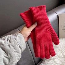 핑거홀정갑 수족냉증 하프팜 다한증 손가락구멍 손가락뚫린 수면 앙고라 오픈벙어리 장갑 전화 여성을위한 새로운 터치 스크린 겨울 두꺼운 따뜻한 니트 스트레치 전체 손가락 야외 스키