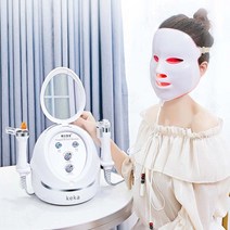 keka 워터 피지 흡입기 LED 마스크 초미세 기포 모공 딥클렌징 미스트기 초음파탐두 쿨링케어 가정용 피부 홈관리기, 피지흡입+미스트기+쿨링케어+초음파