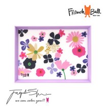 프렌치불 디자인 모던트레이 직사각쟁반 소, 없음