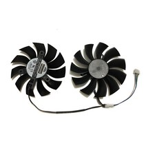 컴퓨터 2 개/대 그래픽 카드 팬 85mm 직경 4Pin VGA 쿨러 GALAX GTX660/660TI/670/680 비디오 냉각