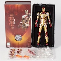 아이언맨 피규어 ZD 장난감 토이-아이언맨 마크 MK 1-7 42 43 50 85 토니 스타크 PVC 액션 모델 컬렉션 집들이 파티 생일 선물, MK XLII 2