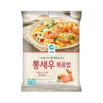 청정원 저녁메뉴추천 통새우볶음밥 냉동 2인분 별미 야식 혼밥 400g 간단한요리 간편식, 1개
