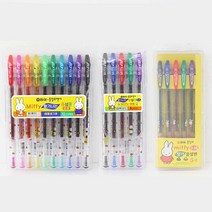 동아 미피 향기나는 펜 0.38 0.5 중성펜 향기펜, 하늘