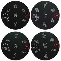 KONAD 스템핑 네일아트 이미지판_m1~m20, m04／옵션명2