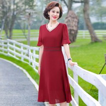 중년여성의류 여름 50대 60대 루즈핏 빅사이즈 원피스 엄마옷 미시스타일 마담브랜드의류