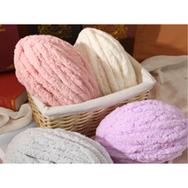 홈팸 컬러선택 자이언트 얀 뜨개실 망고실 1개, 믹스블루