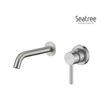 벽매립 세면 수전 ST-1501NB 니켈, 1개