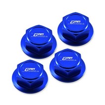 GPM 금속 알루미늄 24MM 휠 너트 타이어 ARA310929 아르마 1/5 크라톤 아웃캐스트 EXB 8S 4WD 몬스터 트럭 RC 자동차 업그레이드 부품용, [04] 파란