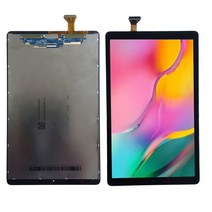 10.1 인치 디스플레이 화면 삼성 갤럭시 탭 A 2019 디지타이저 어셈블리 SM-T510 T515 터치 LCD 패널 수리 및 교체, T515 블랙
