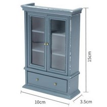 음식모형제작 미니어처 DIY 1/12 스케일 나무 중국 고전 옷장 미니 캐비닛 침실 가구 키트 집 및 거실 인형 집 27 가지 스타일, 01 as pic