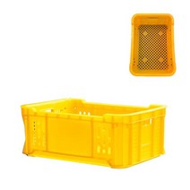 다용도 식품 운반 상자 사각 플라스틱 바구니 2개, 상자6-1호 2개