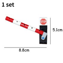 MOC 도시 신호등 도로 표지판 로드블록 속도 제한 DIY 빌딩 블록 장면 건설 미니 피그 액세서리, set F