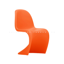 비트라 팬톤체어 미드센추리 모던 인테리어 S의자, 오렌지