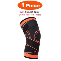 스포츠용품 액세서리 WorthWhile 1/2 PCS 중괄호 스포츠 지원 Kneepad 남성 여성 관절 수호자 피트니스 압, 06 1 Piece Orange_03 L