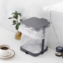 [천삼백케이] [체리하우스] 디몬 철제 미니 휴지통 (사각) 그레이, 단품