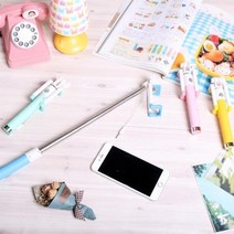 셀카봉 6000셀카봉 버튼식셀카봉 아이폰갤럭시셀카봉, 블루