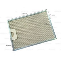 yy87x6378 쿠커 후드 필터 333x238mm brandt de Dietrich fagor sauter 및 thomson용 금속 그리스 필터 교체, 없음