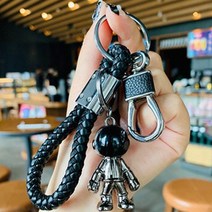 론조모니 프리미엄 메탈 우주인 키링, 블랙 3종세트