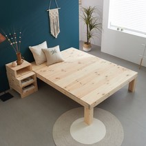 동원퍼니처 본드없는 천연 통 원목 평상형 침대 프레임 돌침대 평상 헤드형 분리형 매트리스, 9.미엔 천연 라텍스 매트리스 15cm, 일반형 킹[K] 15cm 멜란지그레이