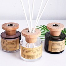 [라임블러썸] 심플 우드 차량용 천연 디퓨저 방향제 100ml 실내 방향제, 향:다크크레이_교보문고