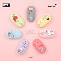 로이체 BT21 마이리틀버디 멀티페어링 무선마우스, 쿠키, BT21-TMS-3E-CK