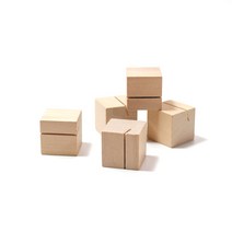 원목사각명함꽂이 3cm 5개 나무꽂이 반제품 우드DIY 노리프렌즈 나무공예