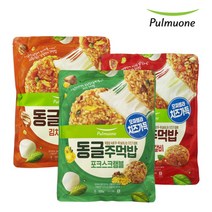 풀무원 동글주먹밥 3종(김치 닭갈비 포크) 3봉 혼합구성, 1세트