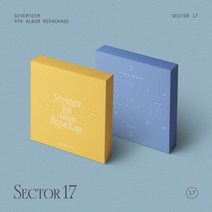 세븐틴 정한 조슈아 4집 리패키지 Seventeen SECTOR 17 섹터 포토북, NEW HEIGHTS(블루), 지관통포스터
