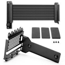 파워 PHANTEKS 간섭 방지 수직 그래픽 카드 수정 브래킷 키트 PCIe3.0 X16 / PCIe 4.0x16 어댑터 케이블 ATX PC 케이스용, [03] PCI-E 3.0 Black