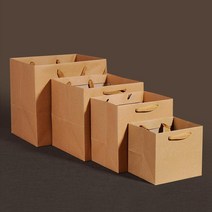 정사각 선물용 크라프트지 종이가방 쇼핑백 30cm