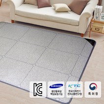 한일 따사랑 전자파없는 탄소 전기매트 더블 대형 원난방 분리난방 전기장판, 더블 원난방 HMT-150 (150x183)