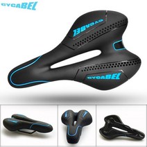자전거 안장 cycabel 3d 젤 안장 좌석 남성 여성 두꺼운 mtb 도로 사이클, 986 블루