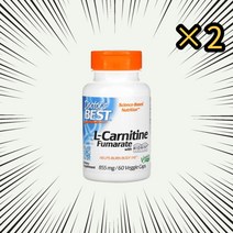 닥터스베스트 L카르니틴 푸마레이트 855mg 60캡슐 2통, 1개, 기본