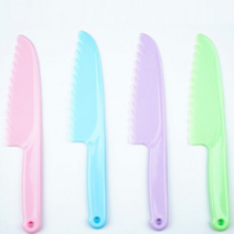 어린이용칼 3size 플라스틱칼 안전 어린이집요리활동 키즈베이킹, 블루-중