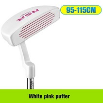새로운 Pgm 골프 클럽 초경량 스틸 샤프트 고무 그립 오른손 어린이 퍼터 어린이 초보자 골프 장비, 01 white 115cm